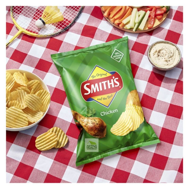 [CLEARANCE Expiry: 15/02/2026] Smith's Crinkle Cut Chicken Potato Chips 170g