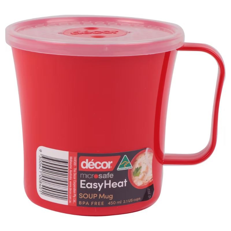 Decor Microsafe Easy Heat Soup Mug 450mL