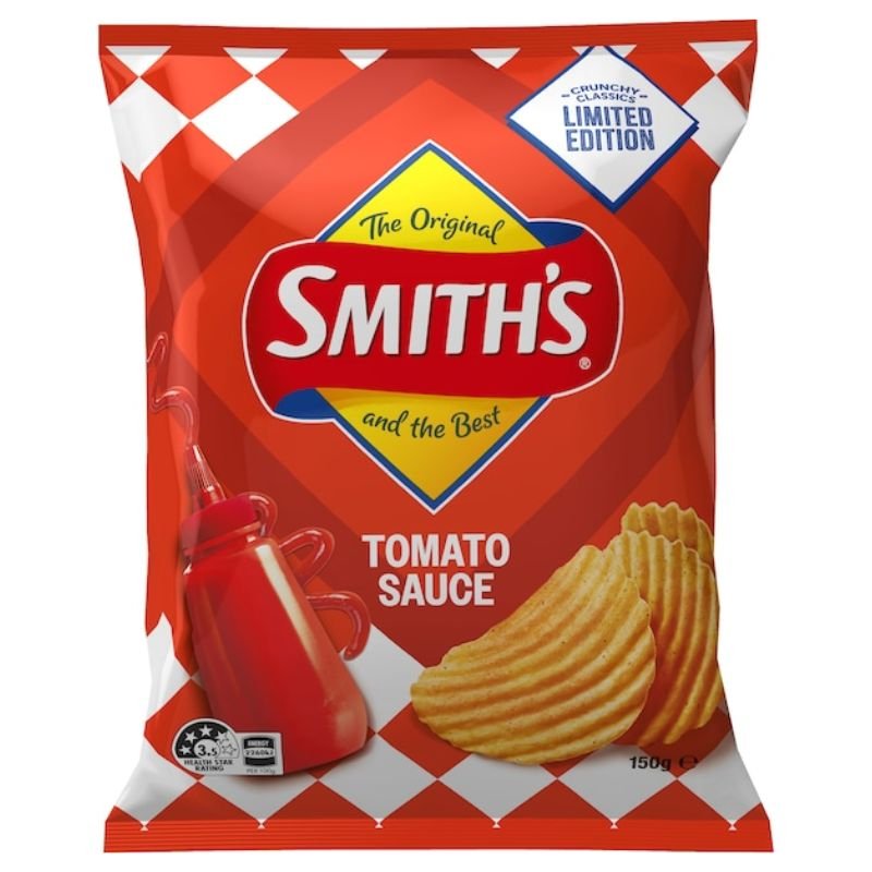 [Expiry: 11/10/2026] Smiths Tomato Sauce Chips 150g