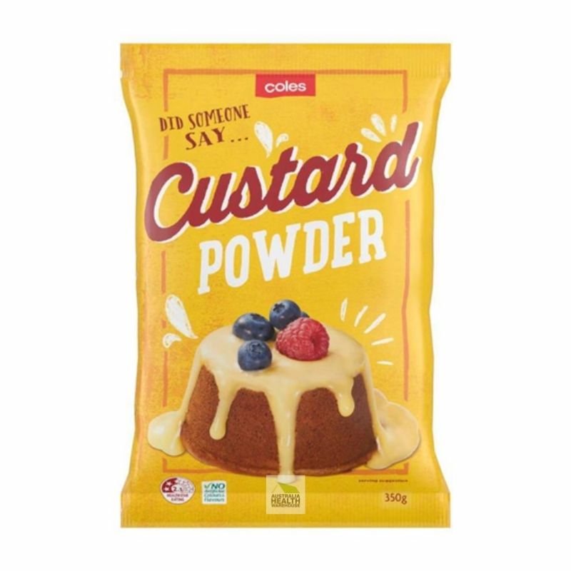 [Expiry Date: 28/10/2026] Coles Custard Powder 350g