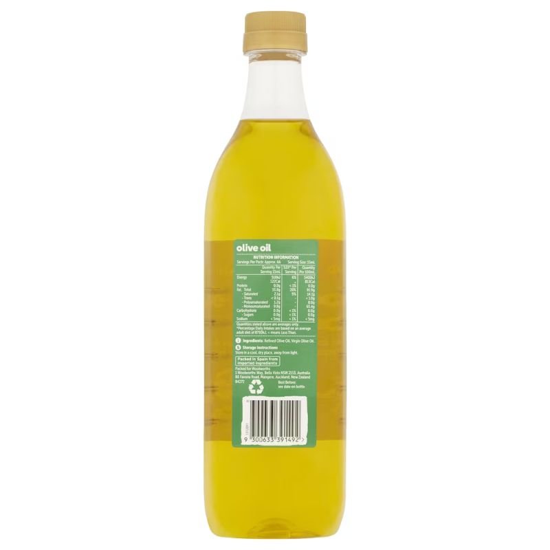 [Expiry: 17/10/2026] Woolworths Essentials Olive Oil 1 Litre