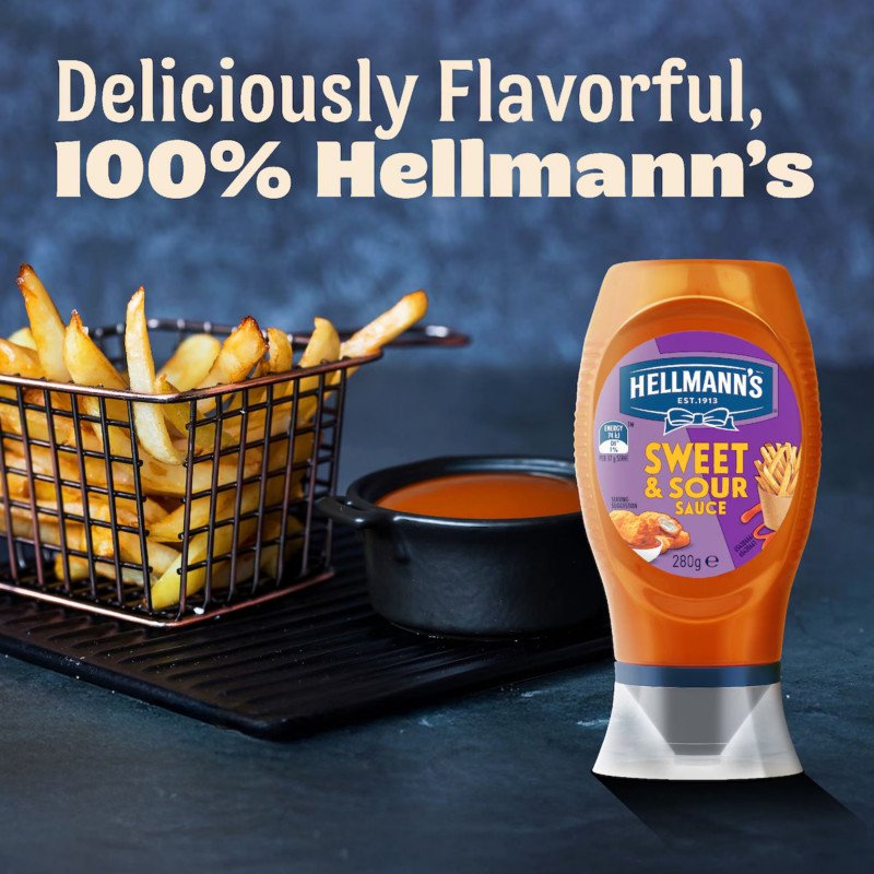 [CLEARANCE Expiry: 09/2026] Hellmann's Sweet & Sour Sauce 280g