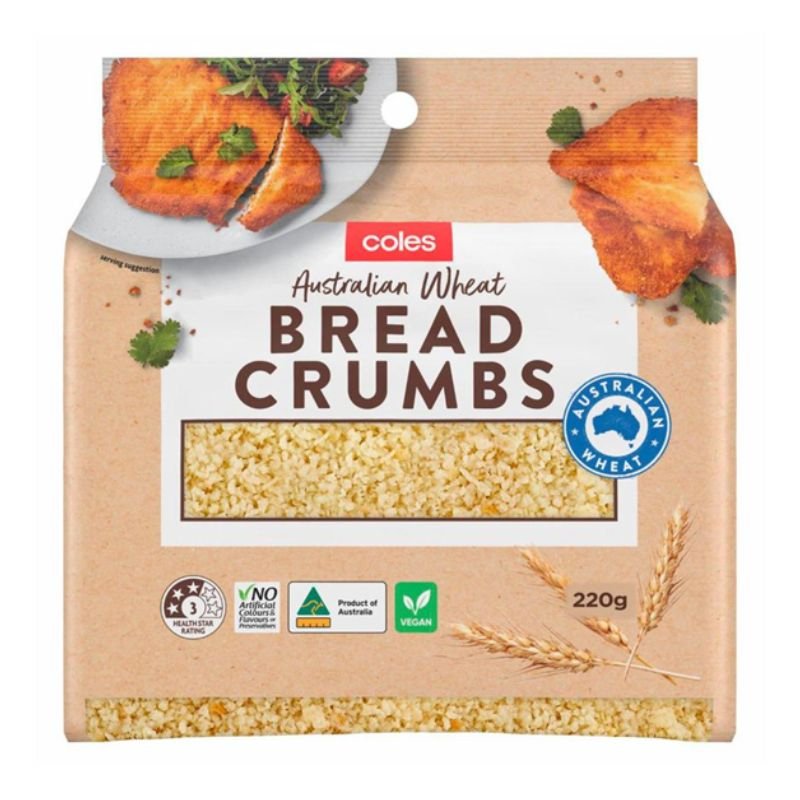 [Expiry: 18/12/2028] Coles Australian Original Bread Crumb 220g