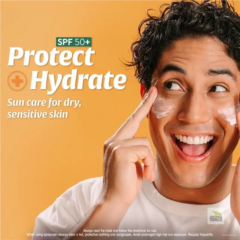[Expiry: 11/2027] Dermaveen Sensitive Sun SPF 50+ Moisturising Sunscreen Face & Body 200g