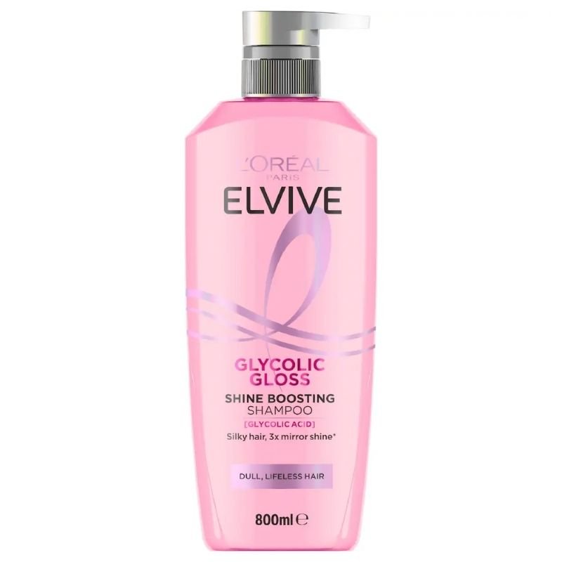 L'Oreal Elvive Glycolic Gloss Shine Boosting Shampoo 800mL