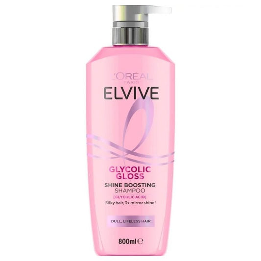 L'Oreal Elvive Glycolic Gloss Shine Boosting Shampoo 800mL