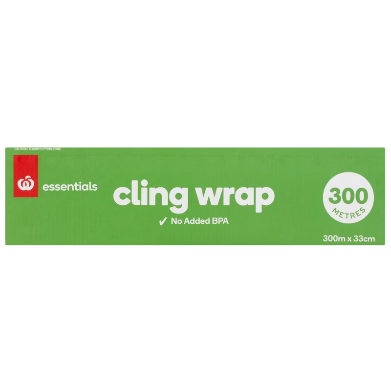 Woolworths Essentials Cling Wrap 300 Metres
