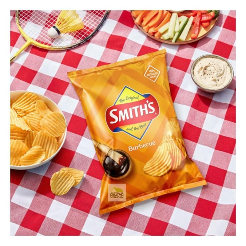 [CLEARANCE Expiry: 01/03/2026] Smith's Barbecue Flavoured Crinkle Cut Potato Chips 170g