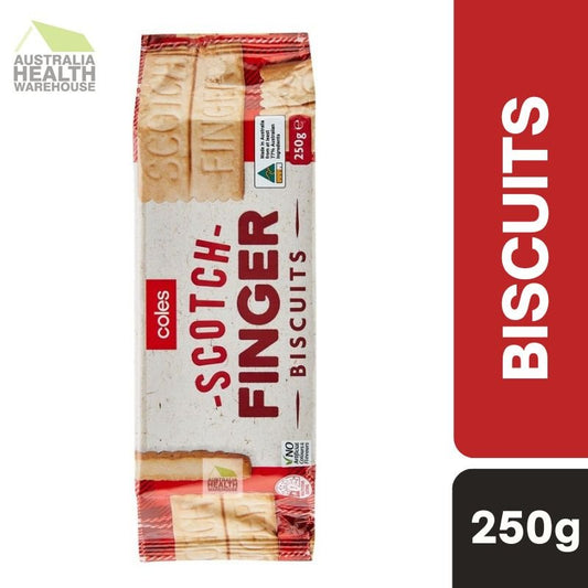 [Expiry: 06/08/2026] Coles Scotch Finger Biscuits 250g