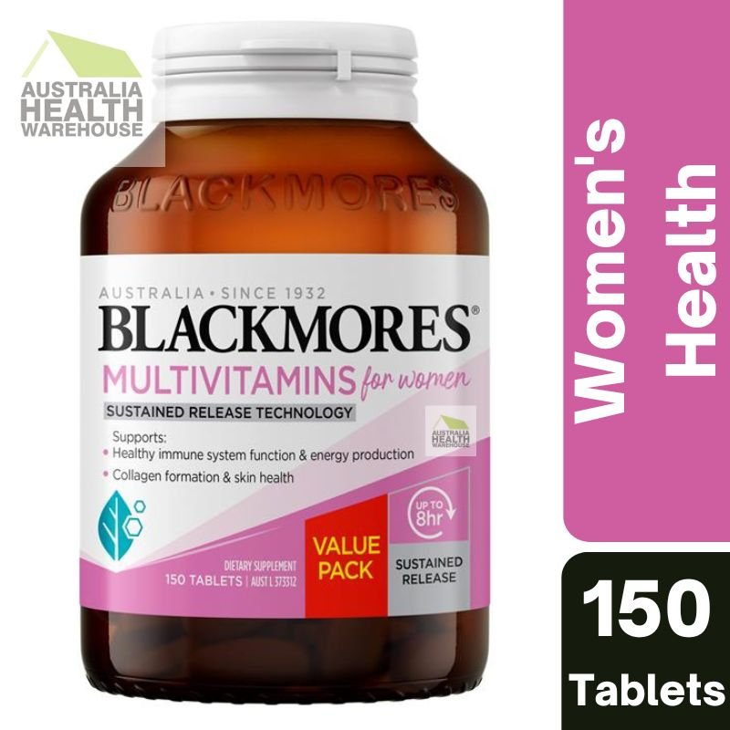 [Expiry: 11/2025] Blackmores Multivitamins for Women Sustained Release 150 Tablets