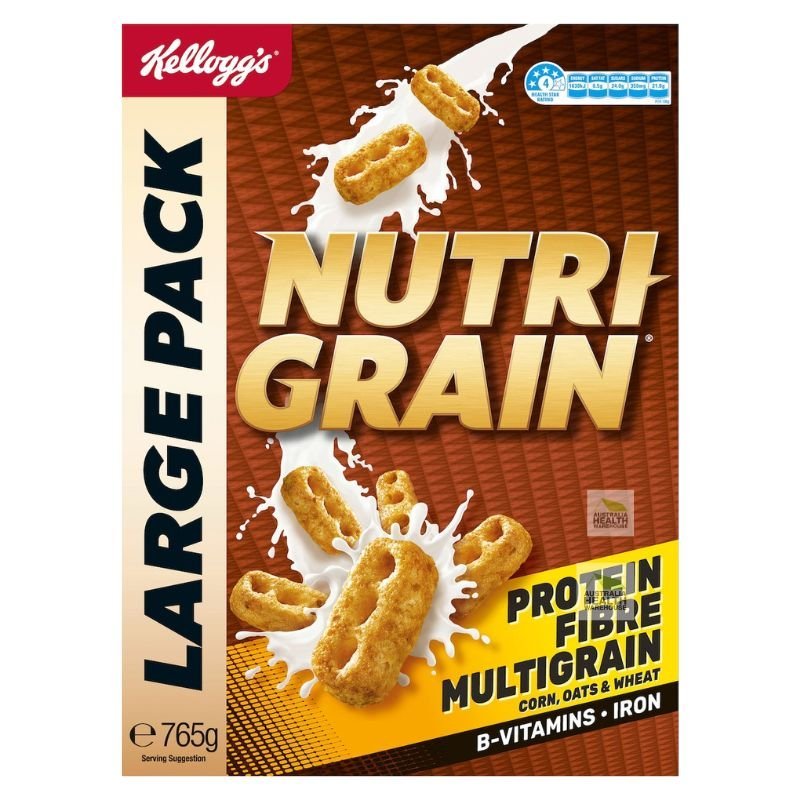 [DAMAGED BOX] [Expiry Date: 02/09/2026] Kellogg's Nutri Grain Protein Breakfast Cereal 765g