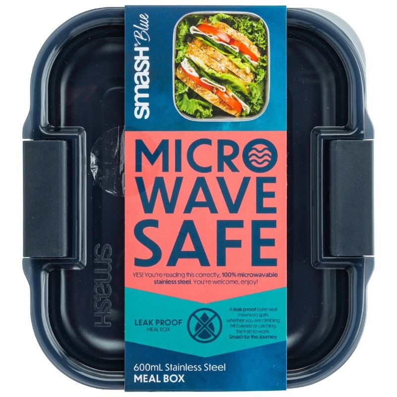 Smash Blue Stainless Steel Meal Box 600mL (BLUE)
