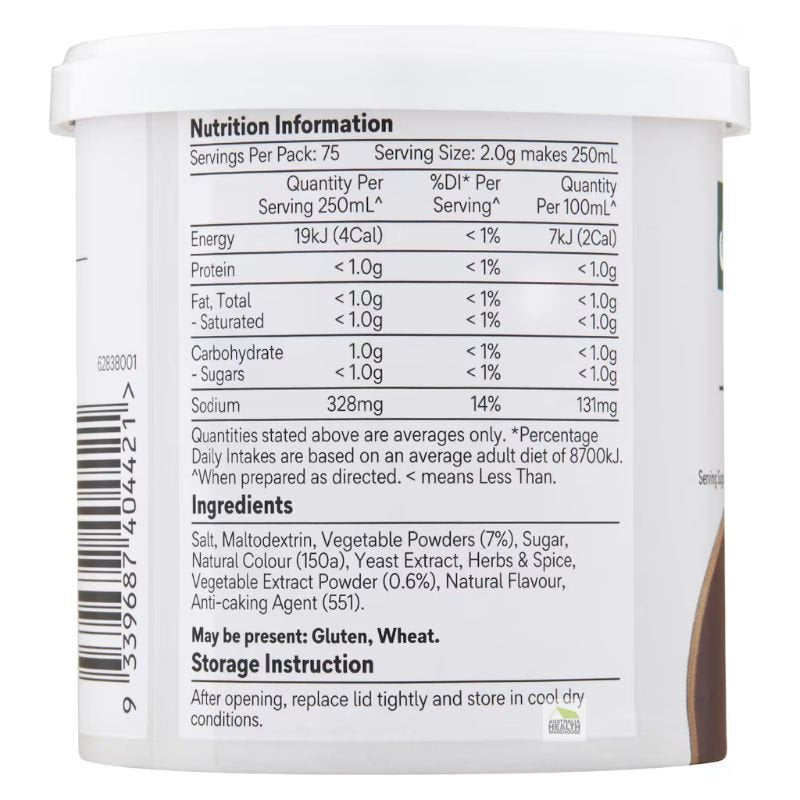 [CLEARANCE Expiry: 16/06/2026] Woolworths Stock Powder Vegetable 150g