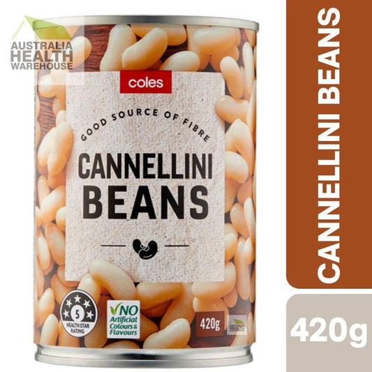 [Expiry Date: 10/03/2028] Coles Beans Cannellini 420g