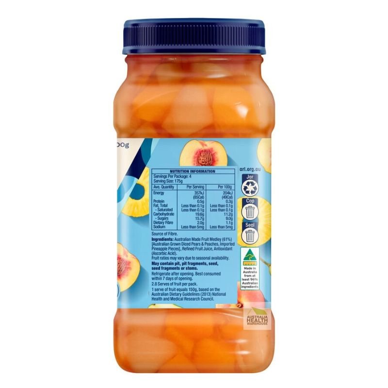 [CLEARANCE Expiry: 30/04/2026] Goulburn Valley Fruit Medley In Juice 700g