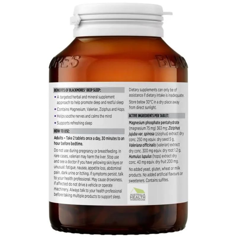 [Expiry: 05/2027] Blackmores Deep Sleep 120 Tablets