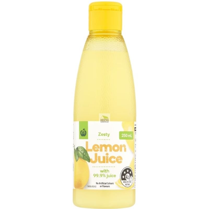 [Expiry Date:06/11/2026] Woolworths Lemon Juice 250mL