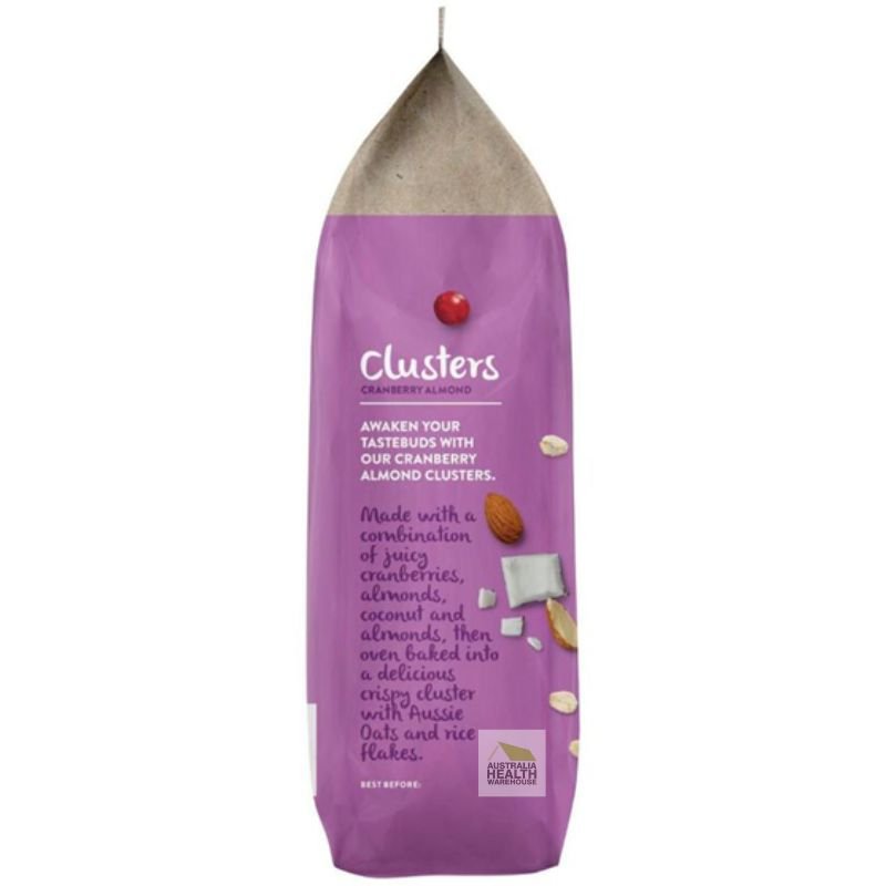 [Expiry Date: 20/05/2026] Heritage Mill Clusters Cranberry Almond 750g