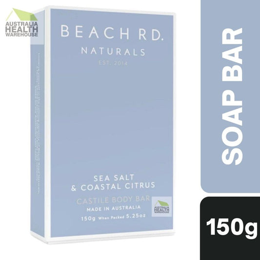 Beach Rd. Naturals Sea Salt & Coastal Citrus Body Bar 150g
