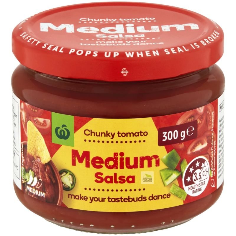 [Expiry Date: 31/03/2027] Woolworths Medium Salsa 300g