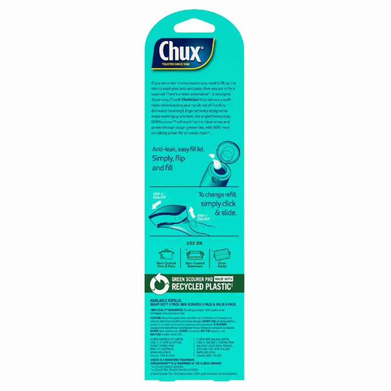 Chux Heavy Duty Dish Wand (Blue)