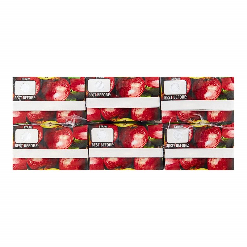 [Expiry Date: 04/02/2027] Woolworths Lunch Box Poppers Juice Apple 250mL x 6 Pack