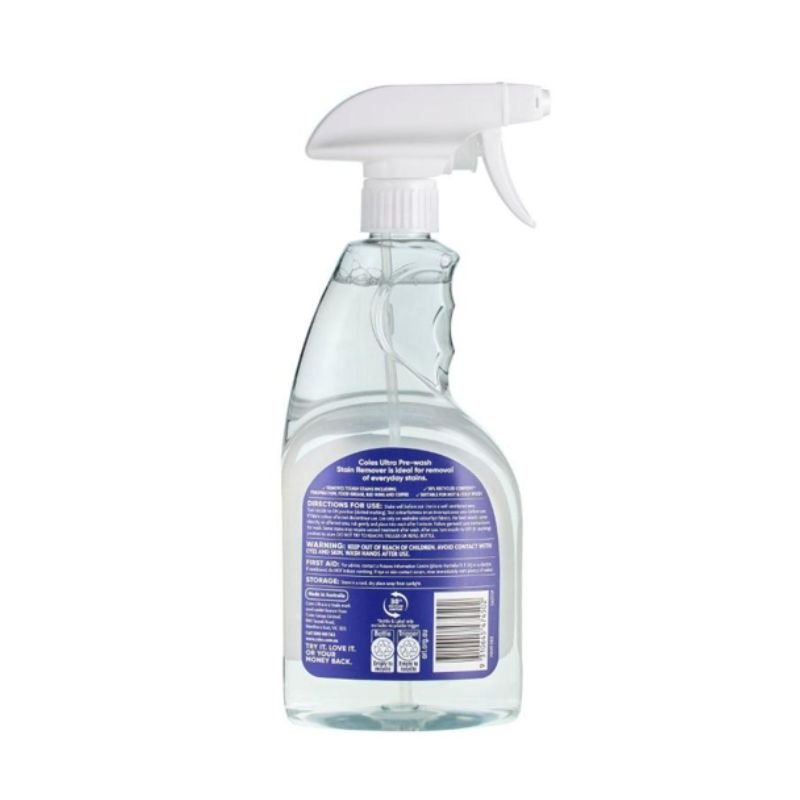 Coles Ultra Pre-Wash Stain Remover Spray 750mL