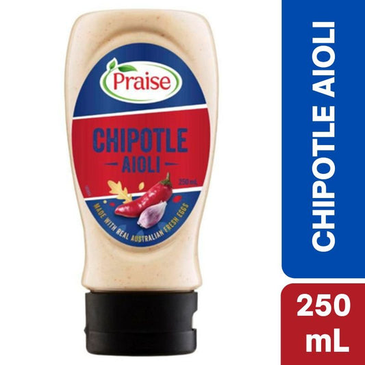 [Expiry: 02/12/2026] Praise Squeeze Chipotle Aioli 250mL