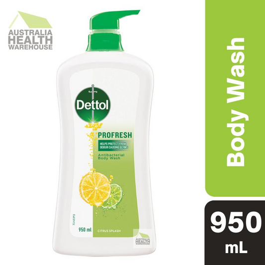 [CLEARANCE Expiry: 05/2025] Dettol Profresh Citrus Splash Antibacterial Shower Gel 950mL