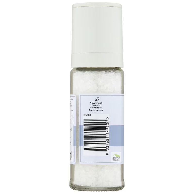 [Expiry: 07/2028]Woolworths Sea Salt Refillable Grinder 250g