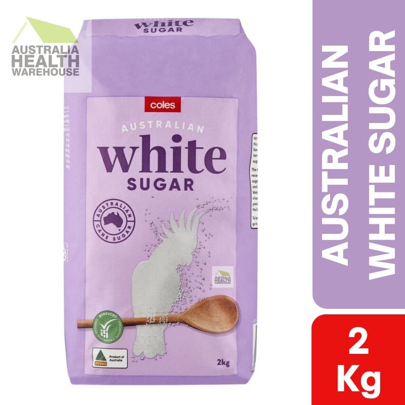 [Expiry Date: 22/05/2027] Coles Australian White Sugar 2kg