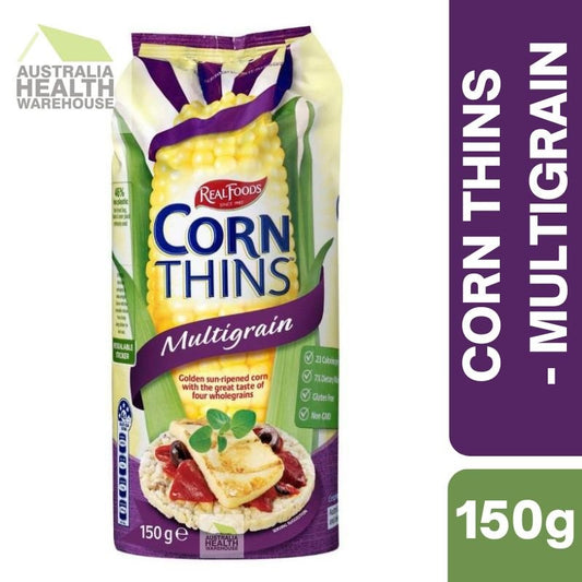 [Expiry: 01/06/2026] Real Foods Corn Thins Multigrain 150g