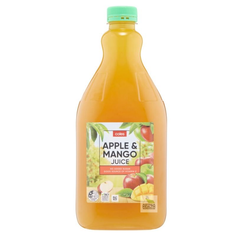[CLEARANCE Expiry: 16/01/2026] Coles Apple & Mango Juice 2 Litre