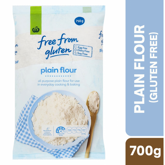 [Expiry Date: 23/01/2027] Woolworths Free From Gluten Plain Flour 750g