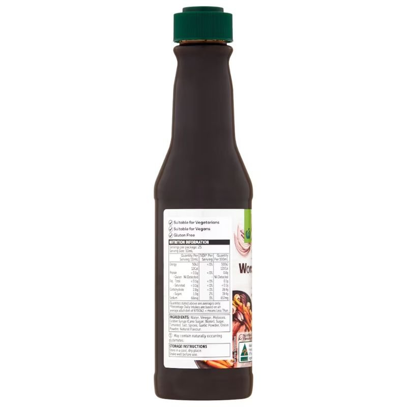 [Expiry:07/08/2027] Woolworths Worcestershire Sauce 250mL