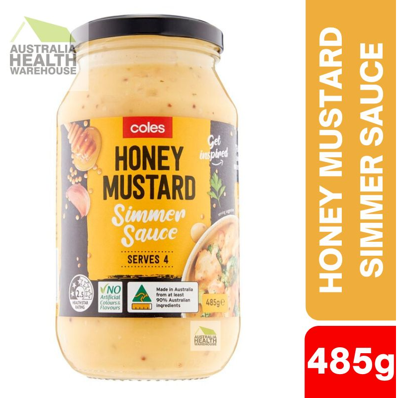 Coles Simmer Sauce Honey Mustard 485g