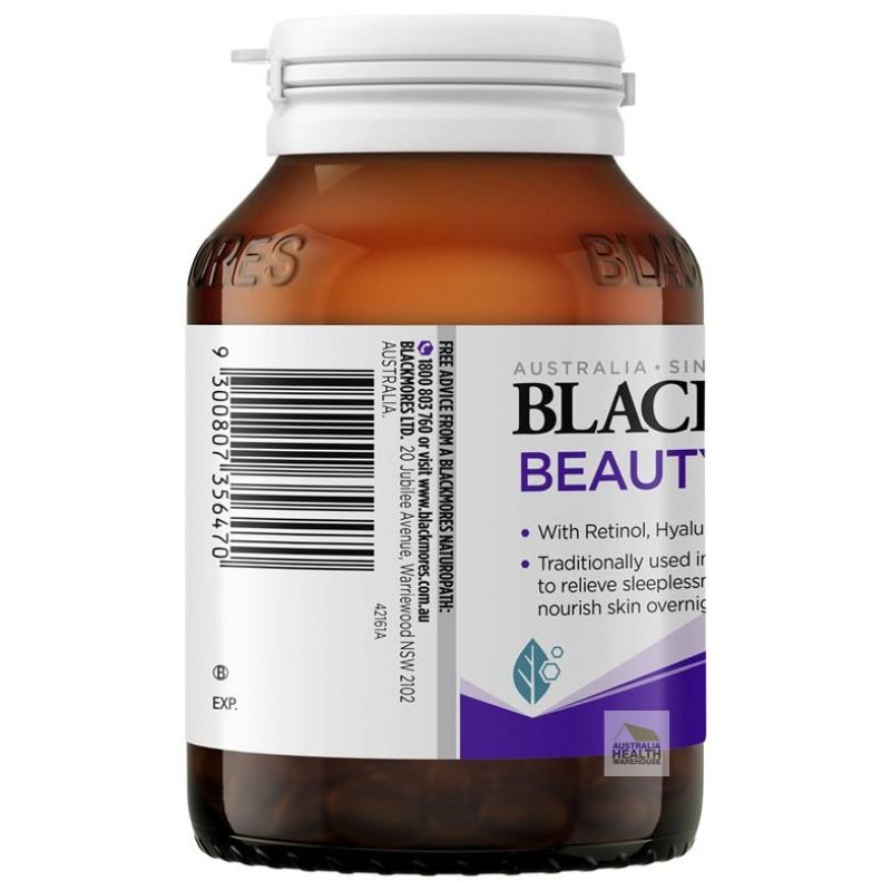 [CLEARANCE Expiry: 04/2025] Blackmores Beauty Sleep 60 Capsules