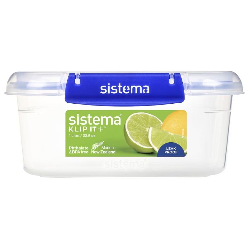 Sistema KLIP IT Plus Rectangle Food Storage Container 1 Litre