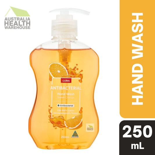 Coles Antibacterial Hand Wash Sweet Orange 250mL
