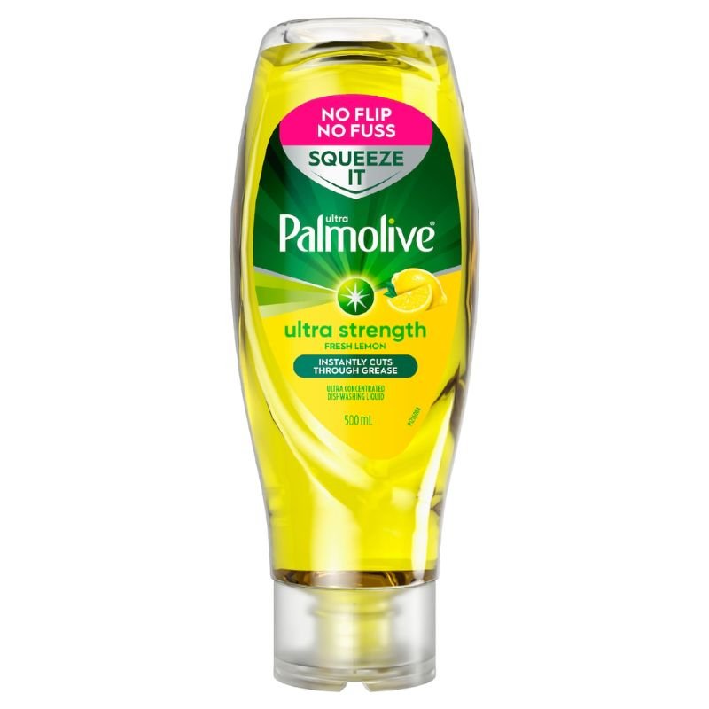 Palmolive Ultra Strength Fresh Lemon Squeeze It Dishwashing Liquid 500mL