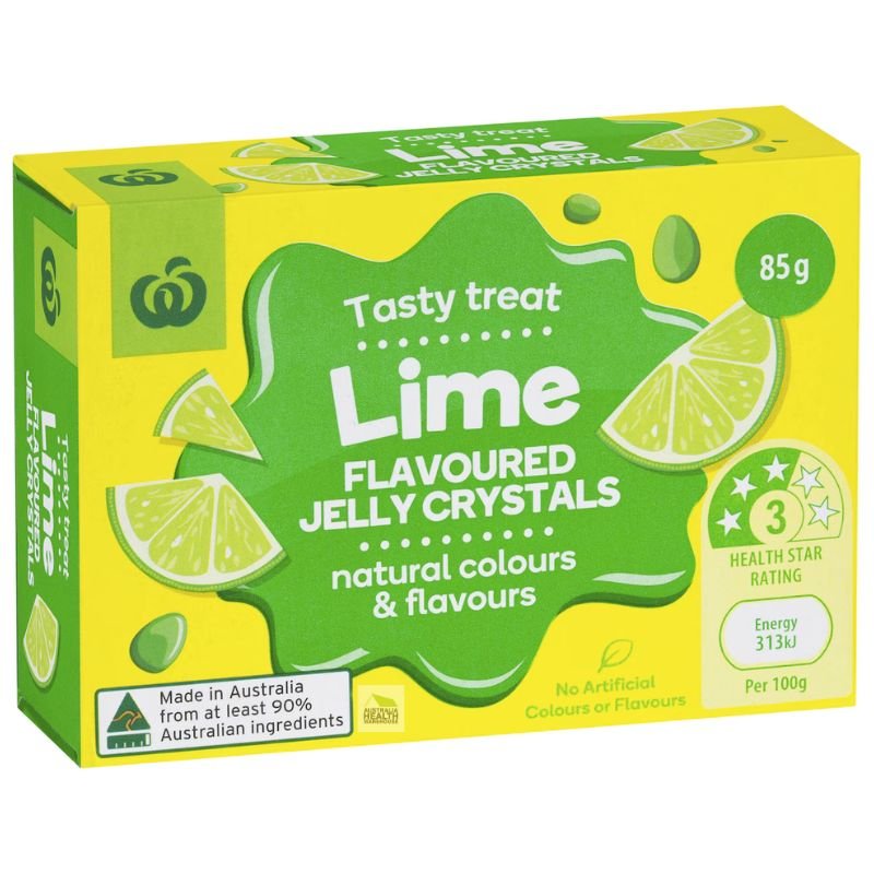 [Expiry: 05/06/2026] Woolworths Jelly Lime 85g
