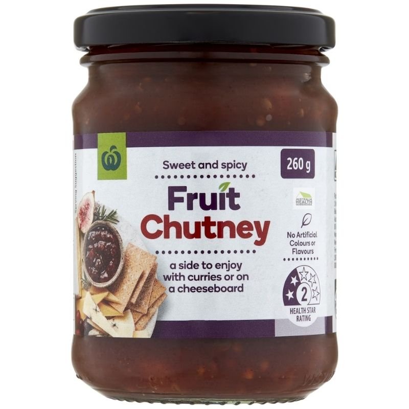 [Expiry Date :16/10/2027] Woolworths Fruit Chutney 260g |Oz Mart