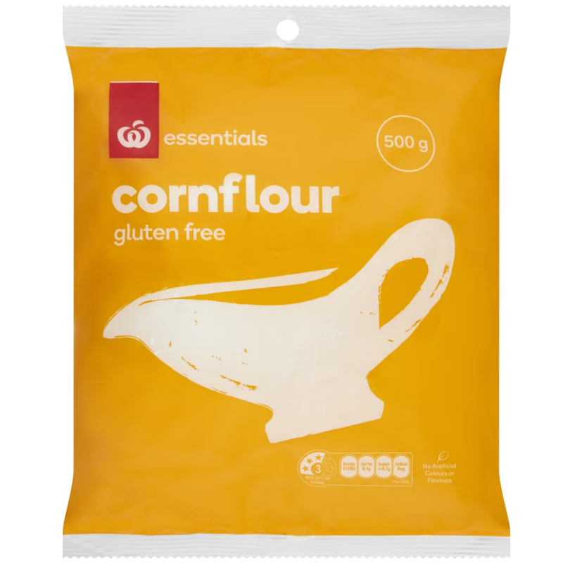 [Expiry Date: 13/04/2027] Woolworths Essentials Cornflour 500g