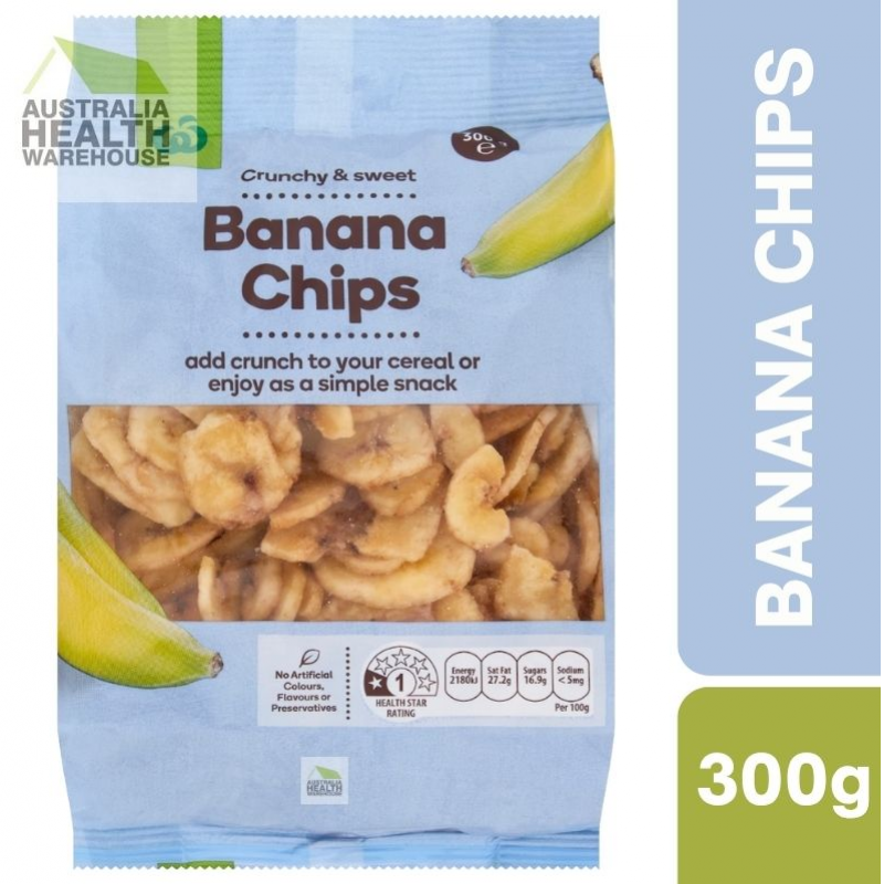 [CLEARANCE Expiry: 30/05/2026] Woolworths Banana Chips 300g