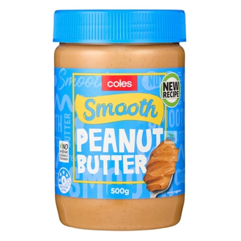 Coles Smooth Peanut Butter 500g
