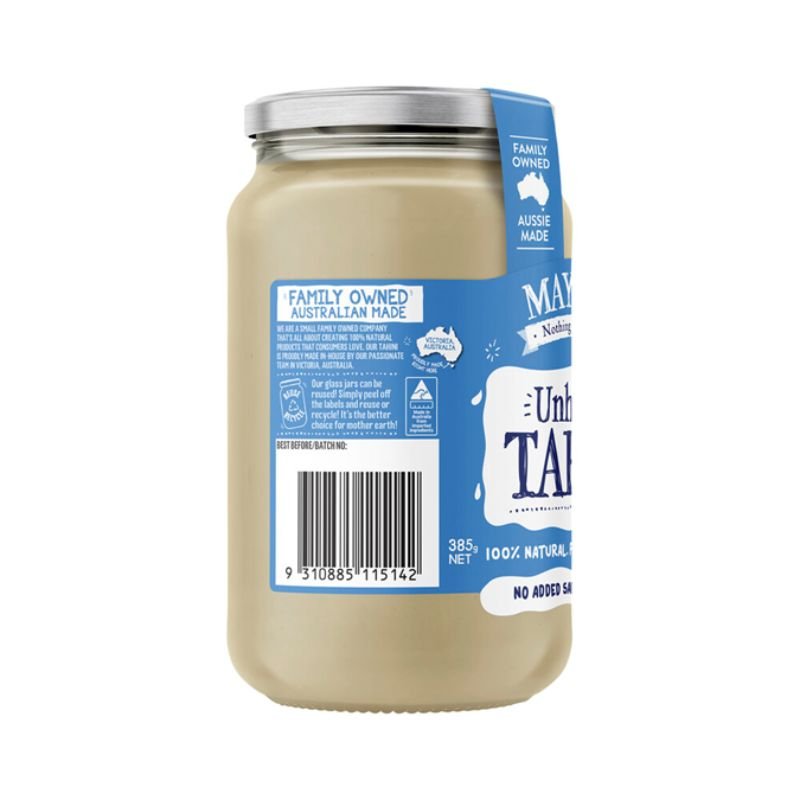 [Expiry Date: 22/10/2027] Mayver's Unhulled Tahini 385g