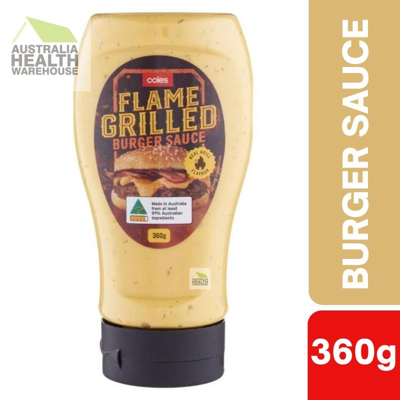 Coles Flame Grilled Burger Sauce 360g