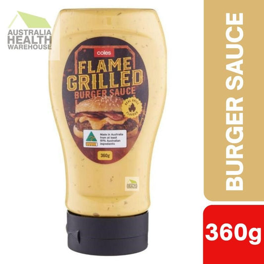 Coles Flame Grilled Burger Sauce 360g