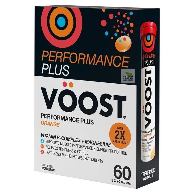 [Expiry: 07/2027]  Voost Performance Plus Orange Effervescent 60 Pack