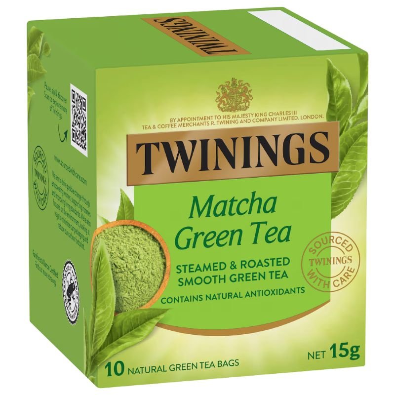 [Expiry: 21/10/2028] Twinings Matcha Green Tea Bags 10 Pack 15g